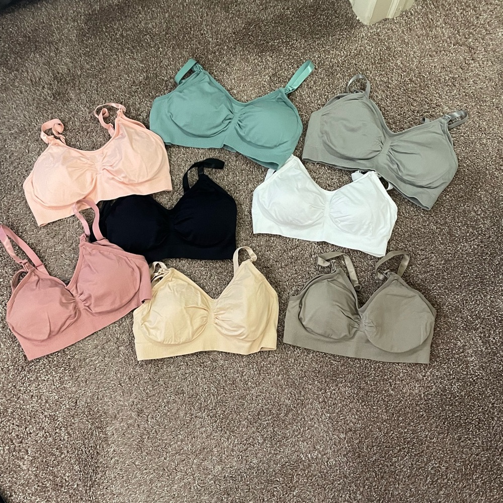 8 new nursing bras